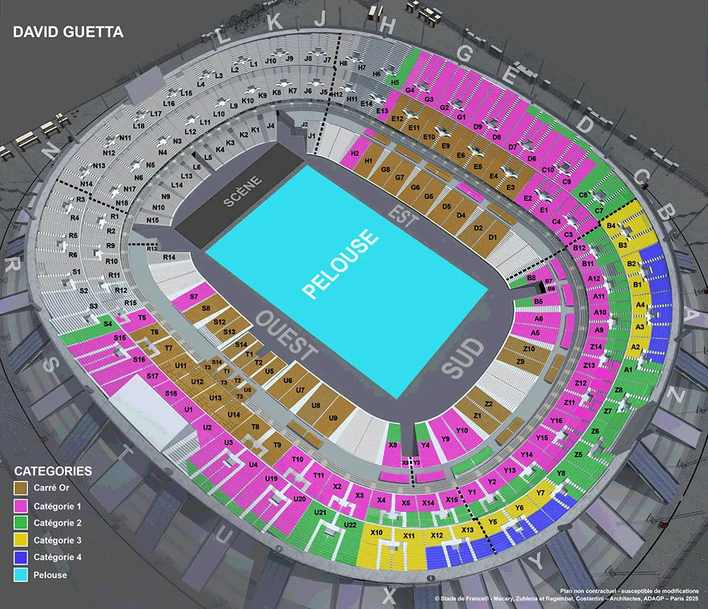 David Guetta - Monolith Tour Stade de France 2026